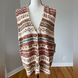 Russ State Of Blue sweater vest made in Hong Kong with tags size 2X fall  autumn